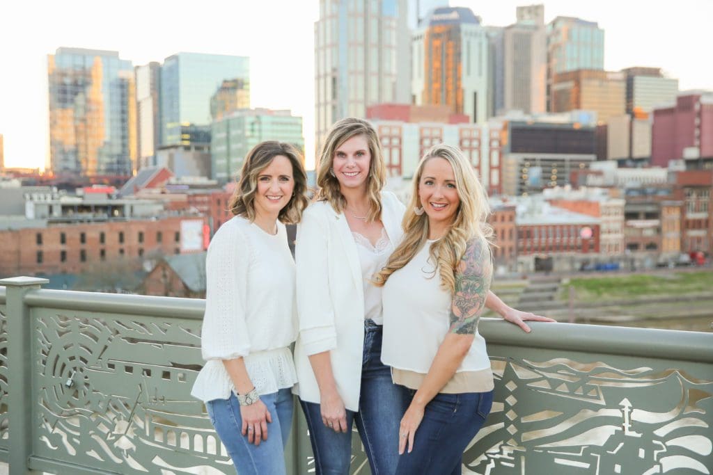 Lucy, Jenna, Ashley on Bridge
